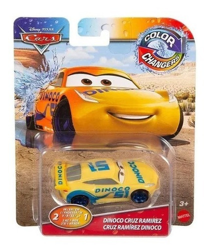 Dinoco Cruz Ramírez Cars Color Changers Disney Pixar Mattel