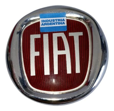 Emblema De Parrillas Fiat Palio Siena Uno Rojo 75 Mm