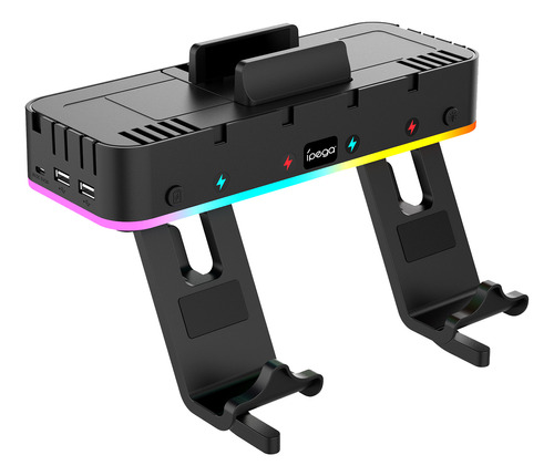 Ipega Para Switch Oled Host Multifunción Rgb Dazzle Color H