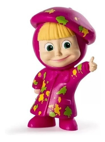 Boneca Masha Pintora 6,5cm Masha E O Urso Sunny 1470