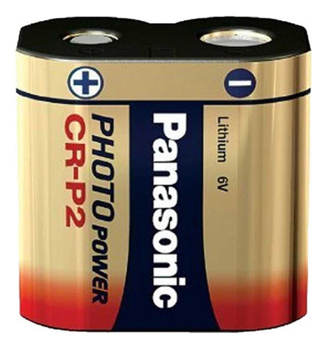 Pilha Bateria Panasonic Cr-p2 Crp2 6v Para Câmeras Digitais