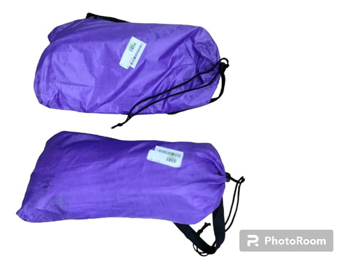 Puff  De 2  Bolso Camping  Inflable Portatil Estilo Sillon