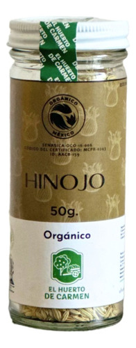 Hinojo Orgánico 50g Huerto De Carmen 100% Natural