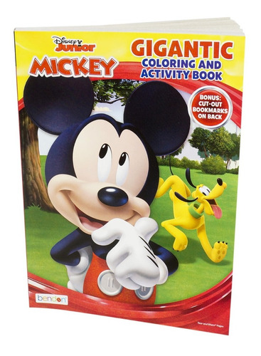 Libro Gigante Para Colorear Y Actividades Mickey Mouse