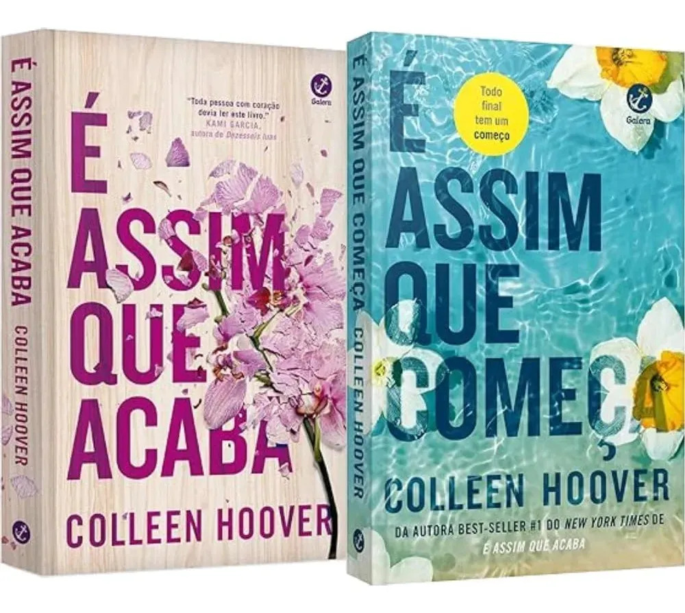 Kit É Assim Que Acaba + É Assim Que Começa Vols 1 E 2 Colleen Hoover