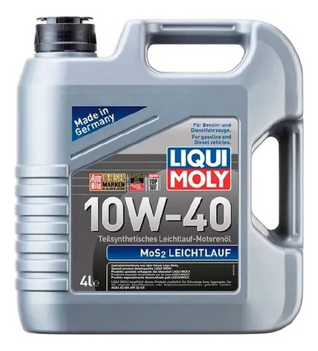 Aceite Liqui Moly Mos2 Leichtlauf 10w-40 4l