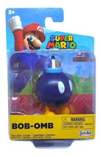 Super Mario - Boneco 2.5 Polegadas Colecionável - Bob-bomb