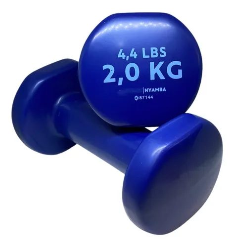 Pesas Mancuernas 2 Kg X2 Unidades Gym Casa Fitness Pilates Env o