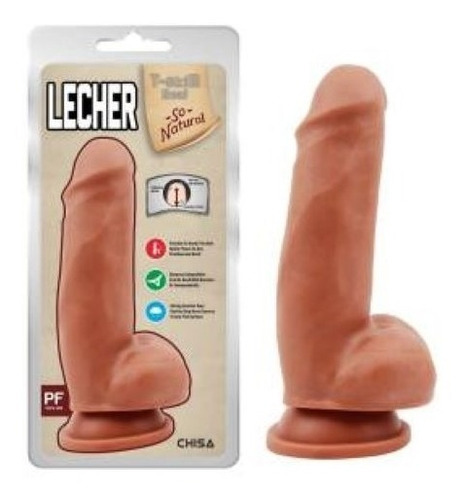 Dildo Consolador Forma Y Material Realista Carnal Lecher Color Latin