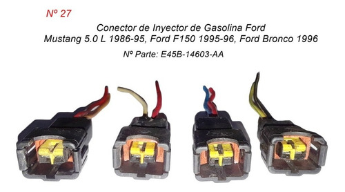 Conector Ford Inyector De Gasolina (27)