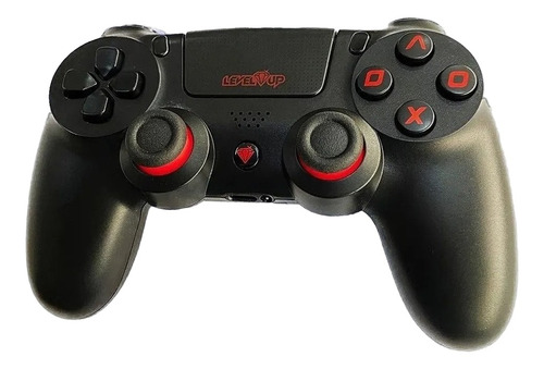 Imagen 2 de 2 de Joystick inalámbrico Level Up Goliath negro y rojo