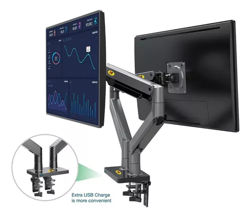 Soporte de Pared para Monitor 17 a 32 Pulg con Brazo Ergonómico Extra