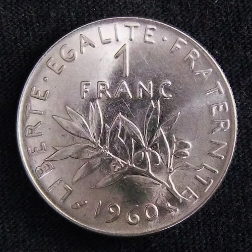 Francia 1 Franco 1960 Sc Km 925.1