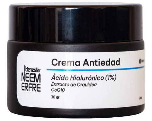 Crema Antiedad Coenzima Q10 + Acido Hialuronico 1% Tipo de piel Normal
