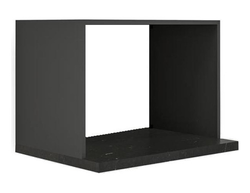 Suporte Para Microondas 100% Mdf Preto