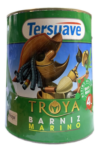 Barniz Marino Tersuave Troya 4 Lts Ideal Maderas