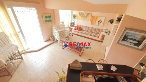 Imagem 3 de 23 de Linda Cobertura Duplex Na Praia Da Enseada, Ótima Oportunidade!!!!! - Co0298