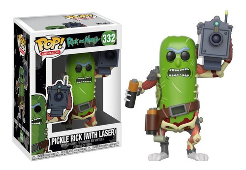 Funko Pop Pickle Rick #332 De Rick And Morty Jugueterialeon