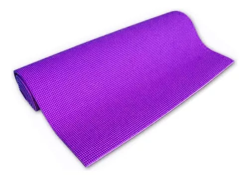 Colchoneta Mat Yoga Fitness Pilates 5mm + Bolso Enrollable Color Variado