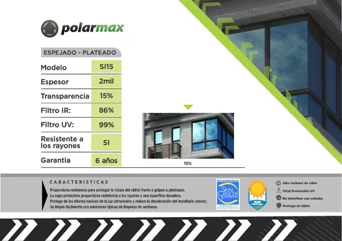 Lamina polarizada para ventana, film plateado, Le dará más …