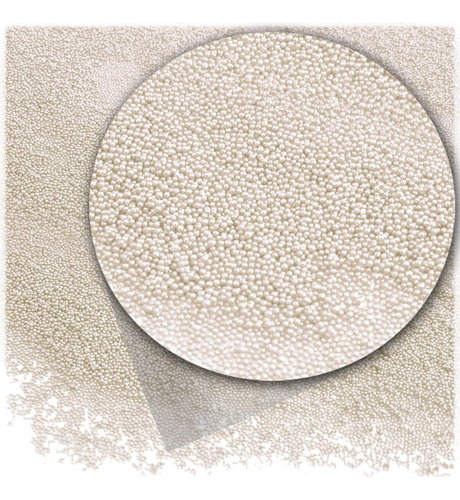 1oz 28 G Plastico Microbeads Nohole 0,6 Mm Opaco Peal Marfil