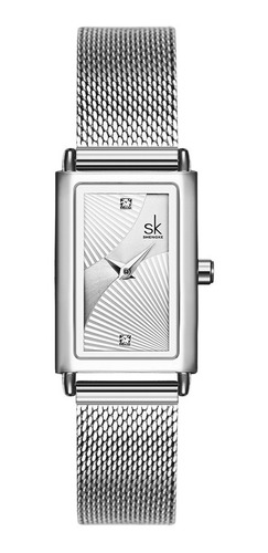 Reloj De Mujer Sk Vintage Plata 19l