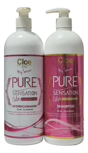 Cloe Shampoo + Acondicionador Pure Sensation Color 1000 Ml