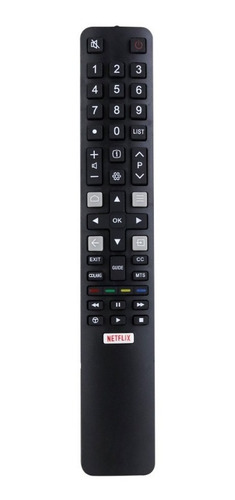 Imagen 1 de 10 de Control Compatible Con Tcl Rc208 Yli7 Smart Tv Netflix