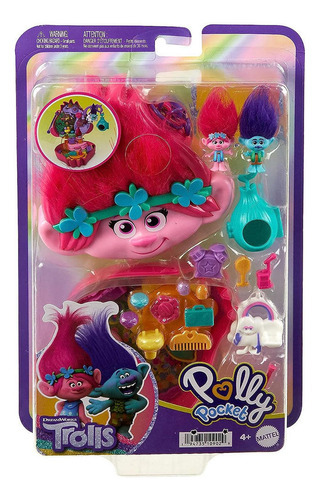 Polly Pocket Compacto Trolls Hkv39