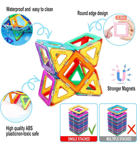 Azulejos Magnéticos Para Niños De 3, 4, 5, 6, 7, 8+ Años ...