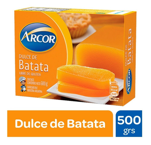 Dulce De Batata Arcor Estuche X 500 Gr