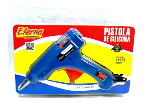 Pistola Silicona Eterna Pequeña Con Swiche 20w X5 Unidades