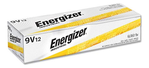 12 Pilas Alcalinas Industriales De 9v 9 Voltios De Energizer