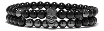 Comprar Diezi One Sets 6 Mm Black Energy Yoga Skull Charm Bracelet F