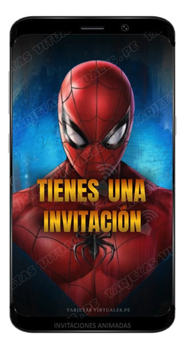 Invitacion Spiderman