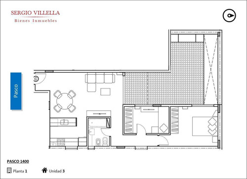Imagen 2 de 12 de Pasco 1400 - 2 Dormitorios Con Patio En Venta En Rosario