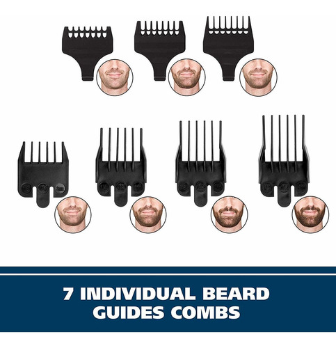 Wahl Trimmer Barba Y Bigote, Inalámbrico Recargable Facial P