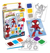 Comprar Pintando Con Acuarelas Spidey Y Amigos 24 Acuarelas Colores