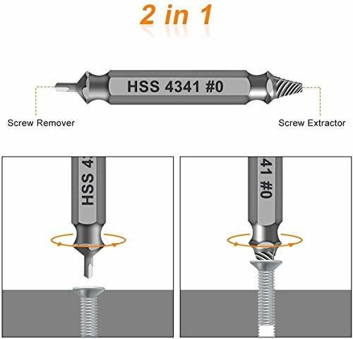 Juego 6 Extractor Tornillo Dañado Despojados 7w