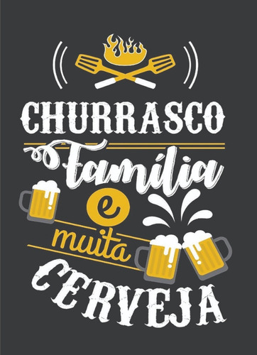 Imagem 4 de 5 de Kit Quadro Decorativo Trio Para Churrasqueira Área Gourmet 2