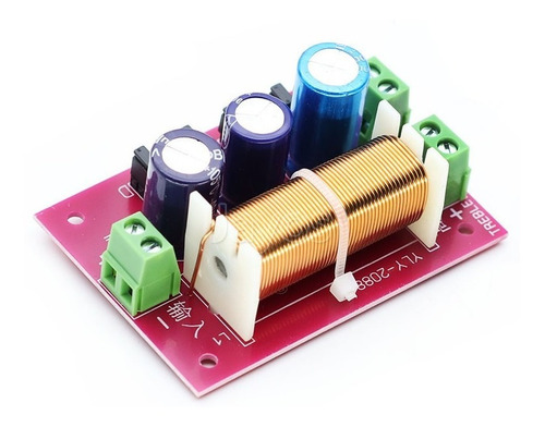 400w Ecualizador Crossover 2 Vías Ajustable