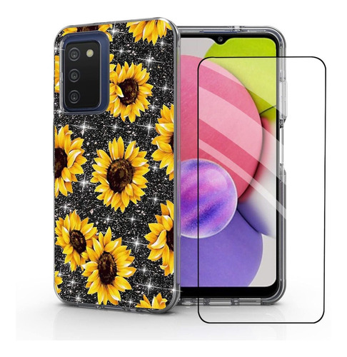 Ddtkzc - Funda Para Samsung A03s, Protector De Vidrio Templa