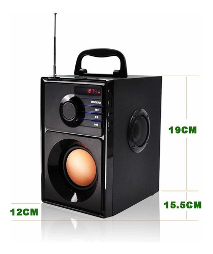 Parlante Bluetooth Recargable 2.1 Control Remoto Subwoofer