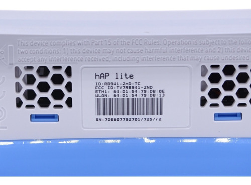 Mikrotik Routerboard Hap Lite Tc Rb941-2nd-tc( Pack 5 Peças)