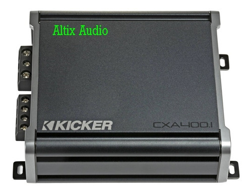 Amplificador Kicker 1 Canal Cxa400.1 Clase D 400 Watts Rms Color Negro