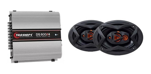 Módulo Taramps Ts800 800w Rms 2oh + Falante 6x9pol 69qdfx100