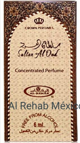 1x Sultan Al Oud Perfumes Árabes Al Rehab Roll On 6 Ml 