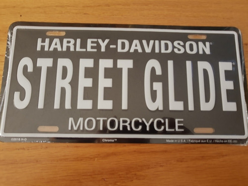 Placa Decorativa Harley Davidson Street Glide 