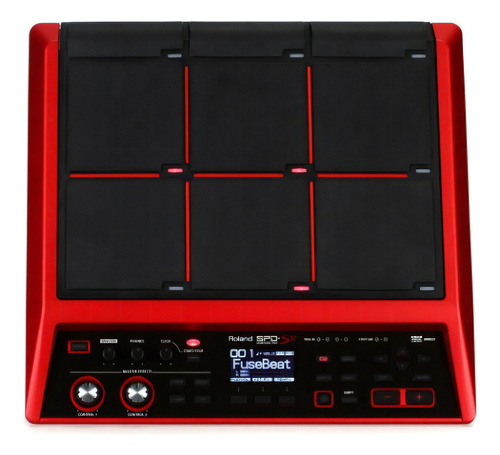 Batería electrónica Roland Spd Sx Se Special Edition Pad, color rojo