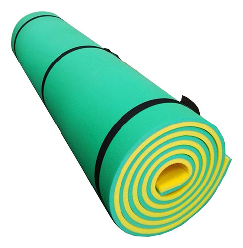 Colchoneta Flotante De Amarillo Verde